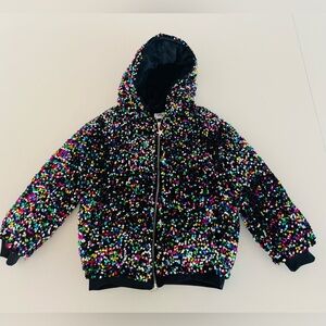 Lola + The Boys Multicolor Sequin Jacket